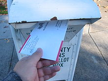 Oregon vote by mail