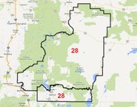 Oregon senate district 28 map